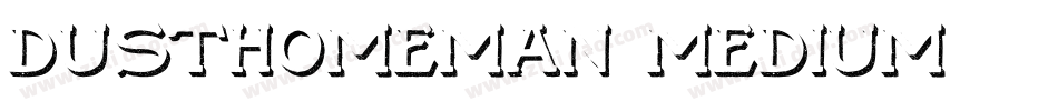 DustHomeMan Medium字体转换